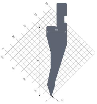 пуансон STP 1012 35 R0.8